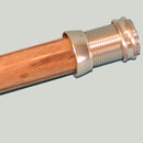 REC Reel Seat Nickle Silver finish with Zebra wood