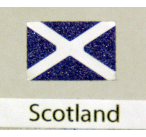 Decalcomania bandiera Scozia confezione da 3