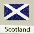 Scotland Flag Decal 3 pack