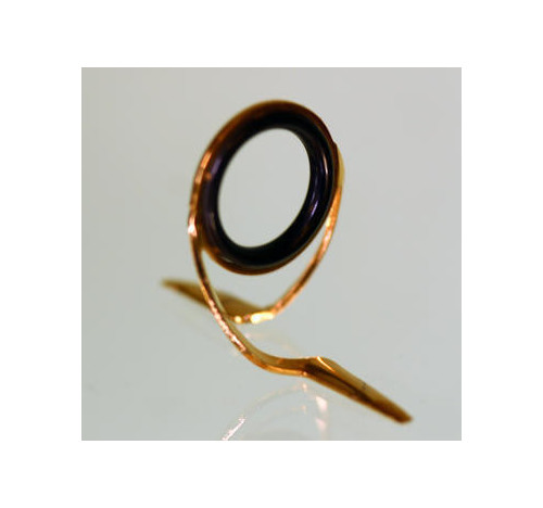 200-S anneau à deux pattes en hardlon (plaqué or)taille 8, dia exté 10mm, dia inté 12.5mm