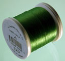 Fil en soie vert clair bobine de 200m