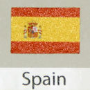 Decalcomania bandiera Spagna confezione da 3