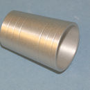 Threaded Butt Cap ( silver / clear finish)
