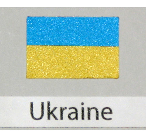 Ukraine Flag Decal 3 pack