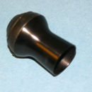 Butt Cap 25mm bore Black Finish