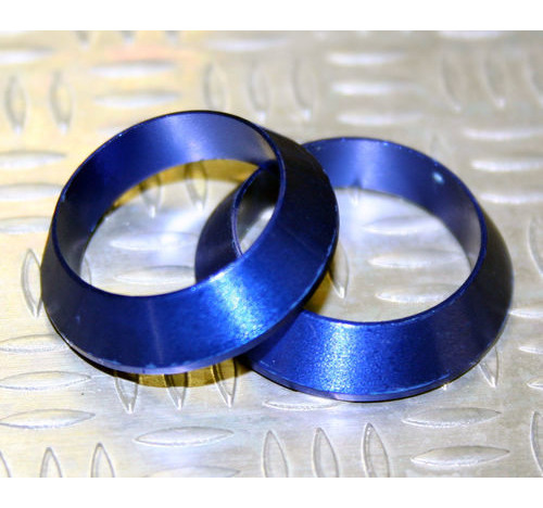 Winding Check conico alluminio Blu ID=11, OD=17, T=5