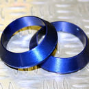 Winding Check conico alluminio Blu ID=12, OD=18, T=5