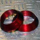 Winding Check conico alluminio ROSSO ID=12, OD=18, T=5