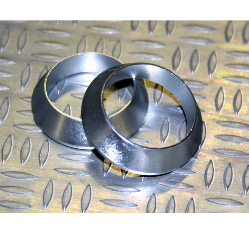Winding Check conico alluminio Argento ID=8, OD=14, T=4